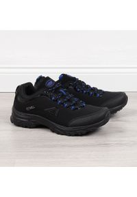 Buty sportowe trekkingowe wodoodporne czarne American Club. Kolor: niebieski, wielokolorowy, czarny. Materiał: materiał, softshell #1