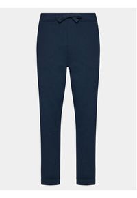 Tommy Jeans Spodnie dresowe Badge DM0DM18355 Granatowy Regular Fit. Kolor: niebieski. Materiał: bawełna #5