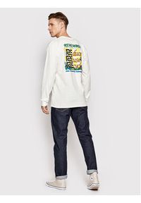 Vans Longsleeve Eco Positivity VN0A7PMH Biały Regular Fit. Kolor: biały. Materiał: bawełna. Długość rękawa: długi rękaw #4