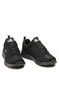 skechers - Skechers Sneakersy Fallford 58363/BBK Czarny. Kolor: czarny. Materiał: skóra