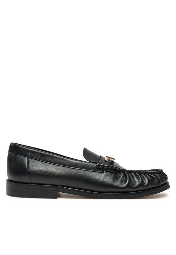 TOMMY HILFIGER - Tommy Hilfiger Mokasyny Soft Leather Horsebit Loafer FW0FW08414 Czarny. Kolor: czarny. Materiał: skóra