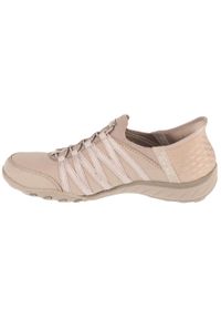 skechers - Buty sportowe Sneakersy damskie, Slip-ins: Breathe Easy - Roll With Me. Kolor: beżowy. Sport: turystyka piesza