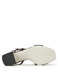 Pollini Sandały SA16116C1ITDP000 Czarny. Kolor: czarny. Materiał: skóra #6