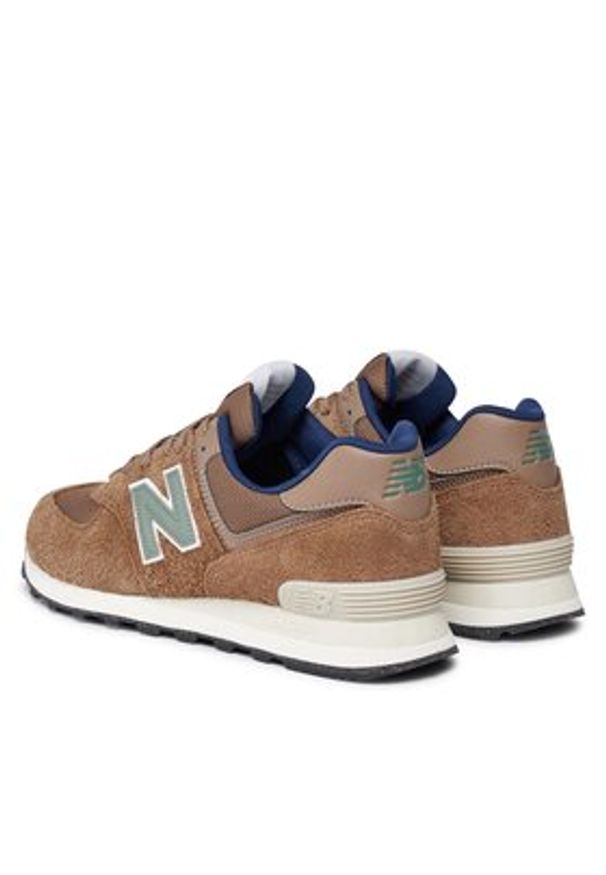 New Balance Sneakersy U574SBB Brązowy. Kolor: brązowy. Materiał: materiał. Model: New Balance 574