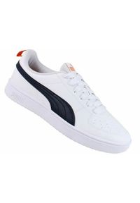 Buty do chodzenia damskie Puma Rickie Jr. Kolor: biały. Materiał: materiał, syntetyk. Szerokość cholewki: normalna. Sport: turystyka piesza