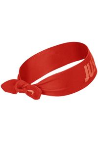 Nike - Opaska Na Głowę DriFIT Z Logo. Kolor: czerwony