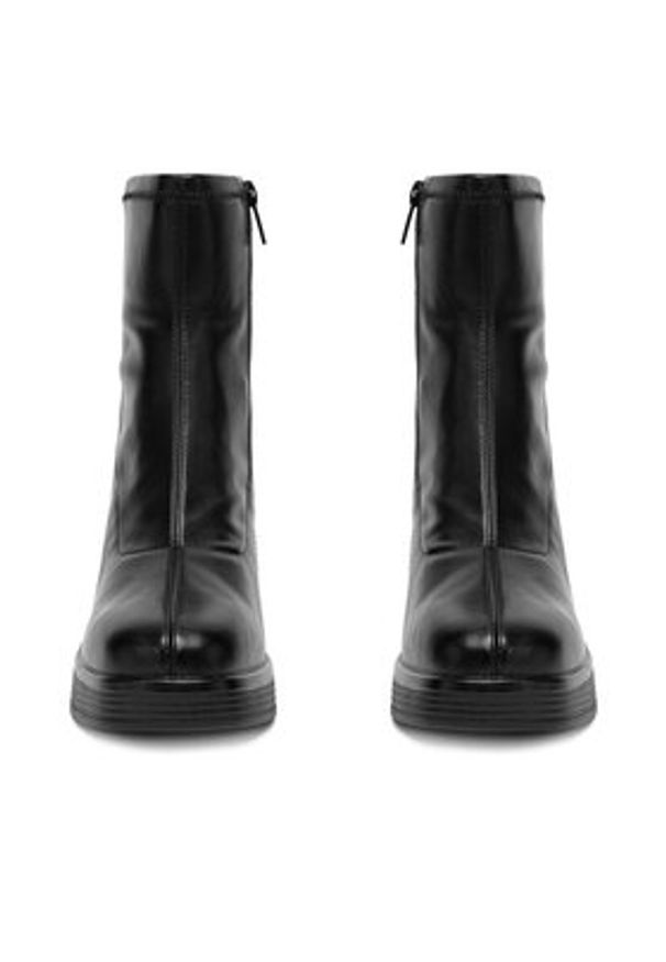 Jenny - JENNY Botki CEO-HY58560S-1 Czarny. Kolor: czarny. Materiał: materiał