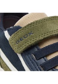 Geox Sneakersy B Kilwi Boy B45A7B 02214 CF3F4 S Khaki. Kolor: brązowy. Materiał: zamsz, skóra #6