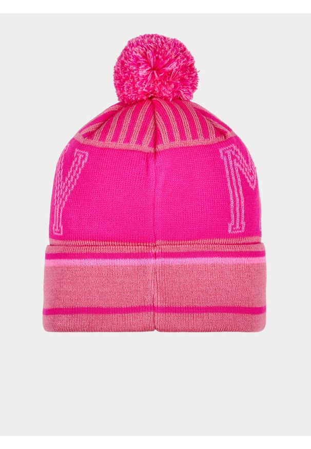 MAJESTY - Czapka ocieplana Majesty Sibi z pomponem. Kolor: wielokolorowy, szary, pomarańczowy. Sezon: zima. Styl: sportowy