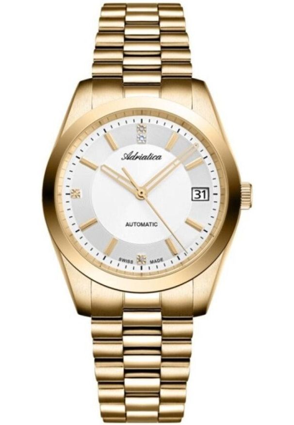Zegarek damski Adriatica A3802.1113AD złoty. Kolor: złoty