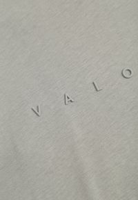 Born2be - Ciemnobeżowa Koszulka T-shirt z Bawełny Ozdobiona Napisem Palidia. Okazja: na co dzień. Typ kołnierza: kaptur. Kolor: beżowy. Materiał: bawełna. Wzór: napisy, aplikacja. Styl: casual #2