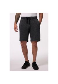 JAY-PI - Męskie Spodnie dresowe fitness Belly Fit swobodny krój do rozm. 7XL. Kolekcja: plus size. Kolor: czarny. Materiał: materiał, poliester, bawełna. Sport: fitness