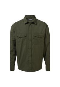 CRAGHOPPERS - Koszula turystyczna męska Craghoppers Kiwi LS Shirt. Kolor: zielony