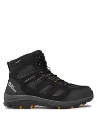 Trekkingi Jack Wolfskin. Kolor: czarny. Sport: turystyka piesza #1