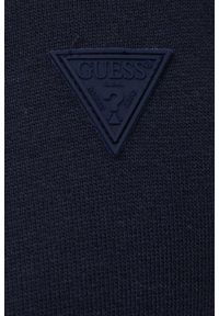 Guess - GUESS Granatowa bluza męska rozpinana Aldwin. Kolor: niebieski