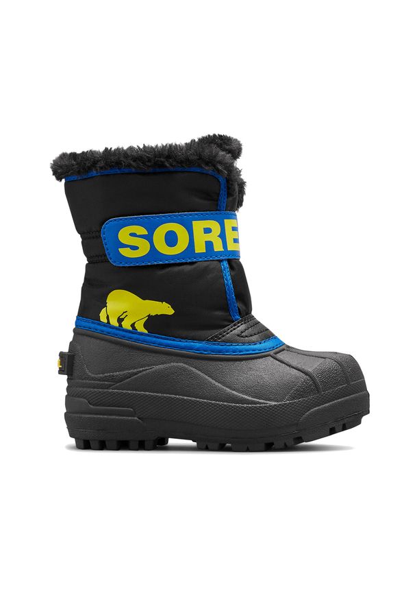 sorel - Śniegowce juniorskie Sorel Snow Commander. Kolor: czarny