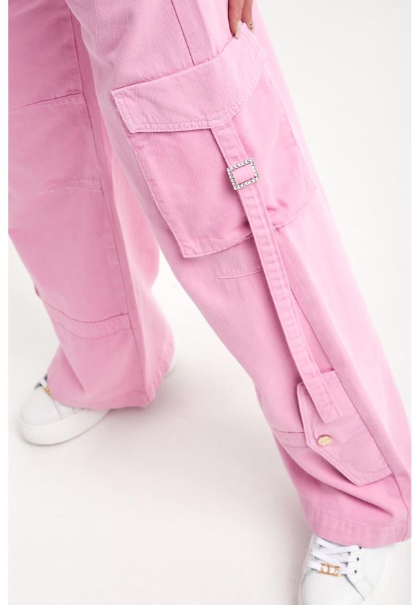 Blugirl Blumarine - Jeansy damskie cargo BLUGIRL BLUMARINE