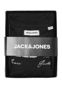 Jack & Jones Piżama Clyde 12286555 Czarny Loose Fit. Kolor: czarny. Materiał: bawełna