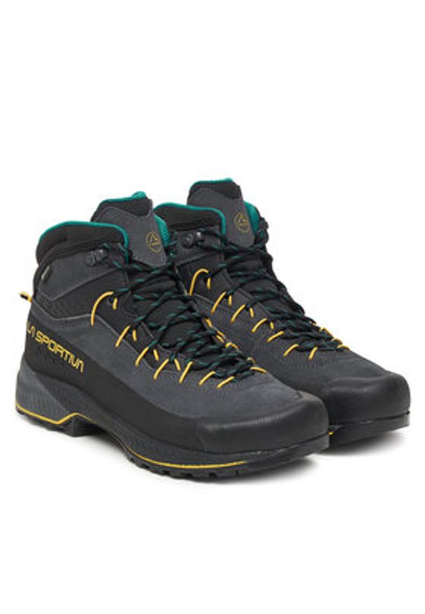 LA SPORTIVA - La Sportiva Trekkingi Tx4 Evo Mid Gtx GORE-TEX ZFAS047G00E35 Szary. Kolor: szary. Materiał: skóra, zamsz. Technologia: Gore-Tex. Sport: turystyka piesza