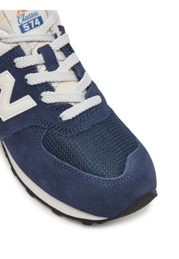 New Balance Sneakersy GC574VPN Niebieski. Kolor: niebieski. Materiał: skóra, zamsz. Model: New Balance 574