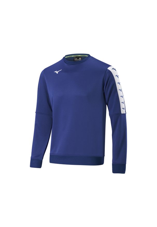 Bluza dziecięca Mizuno Nara Training. Kolor: niebieski. Sport: fitness, joga i pilates