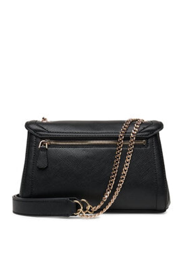 Guess Torebka Noelle II HWZG96 72210 Czarny. Kolor: czarny. Materiał: skórzane