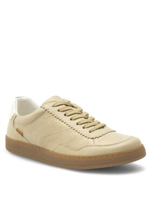 Lasocki Sneakersy WI16-DELECTA-02 Beżowy. Kolor: beżowy. Materiał: skóra