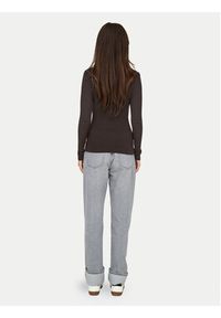 only - ONLY Golf Karol 15165075 Brązowy Slim Fit. Typ kołnierza: golf. Kolor: brązowy. Materiał: wiskoza #2