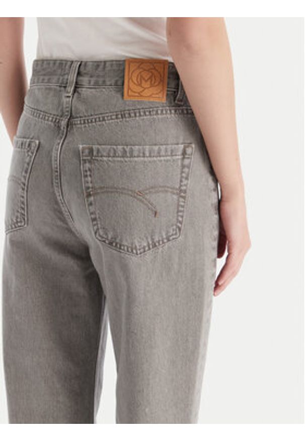 Marella Jeansy Tomboy 2523186074 Szary Loose Fit. Kolor: szary