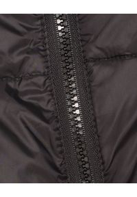 MALIPARMI - Czarny puchowy płaszcz oversize. Okazja: na spacer. Kolor: czarny. Materiał: puch. Długość: do kolan. Sezon: zima #3