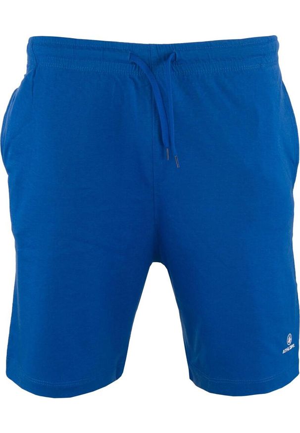 ZSPORT - Męskie Szorty Sportowe ATHL DPT Nunzio Royal 2XL - Oddychające i Wygodne. Kolor: niebieski. Materiał: bawełna. Sport: turystyka piesza