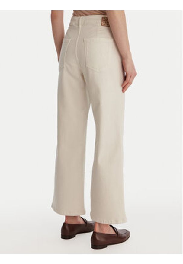 Marella Jeansy Hobby 2615131271 Écru Straight Fit