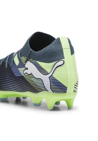 Puma - Buty piłkarskie FUTURE 7 MATCH MxSG PUMA Gray Skies White Fizzy Apple Yellow. Kolor: żółty, wielokolorowy, szary, biały. Sport: piłka nożna