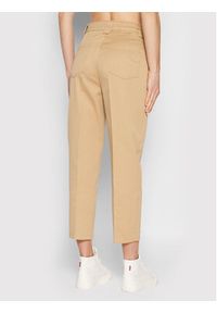 United Colors of Benetton - United Colors Of Benetton Chinosy 4T33DF005 Brązowy Cropped Fit. Kolor: brązowy. Materiał: bawełna #4