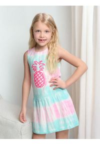 Sinsay - Sukienka z baskinką tie-dye - wielobarwny. Typ sukienki: baskinki