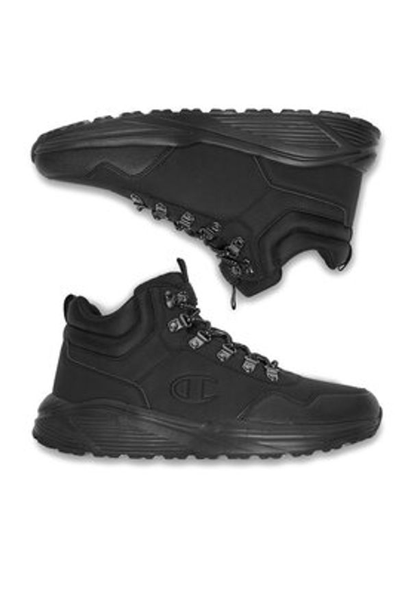 Champion Sneakersy CEO-CLIMB RX MID S21924-KK002 Czarny. Kolor: czarny. Materiał: materiał