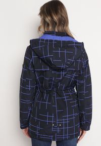 Born2be - Niebieska Dwustronna Kurtka z Kapturem z Lekkim Ociepleniem Siquila. Typ kołnierza: kaptur. Kolor: niebieski #5