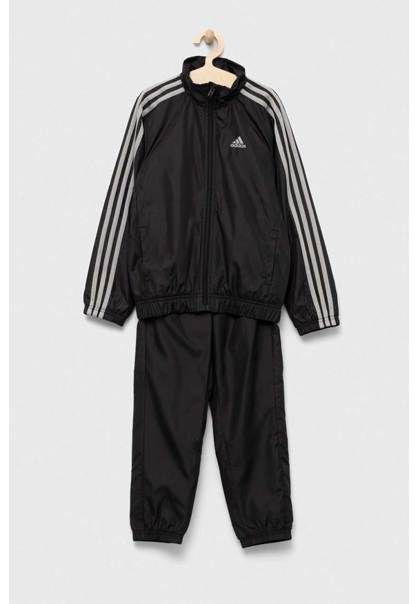 Adidas - adidas dres dziecięcy U WV kolor czarny. Okazja: na co dzień. Kolor: czarny. Materiał: dresówka. Styl: casual