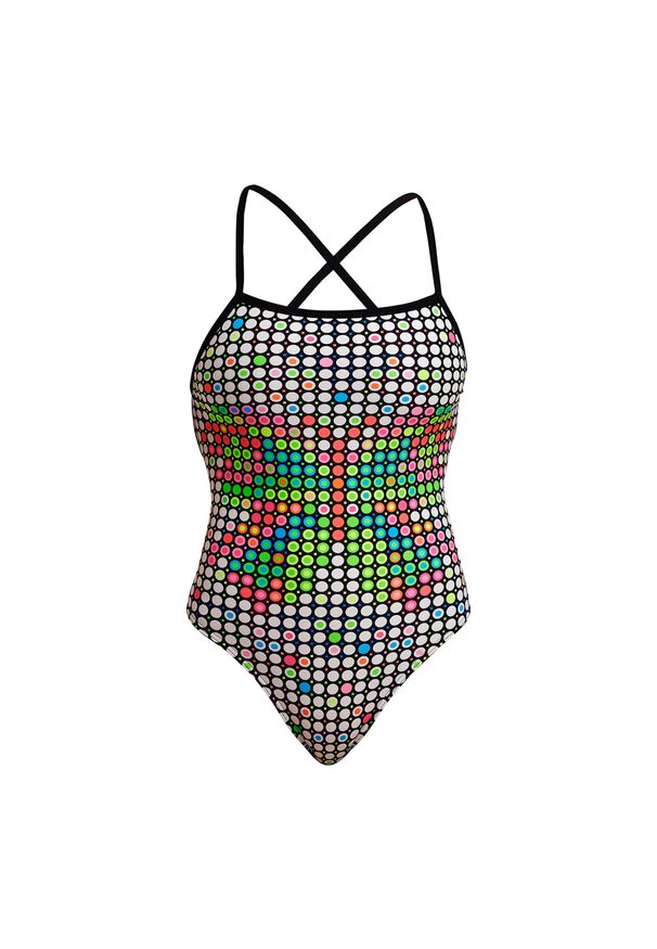 FUNKITA - Strój pływacki jednoczęściowy damski Funkita Strapped In One Piece. Kolor: wielokolorowy