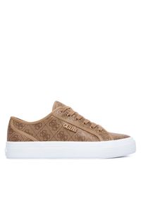 Sneakersy Guess. Kolor: brązowy #1