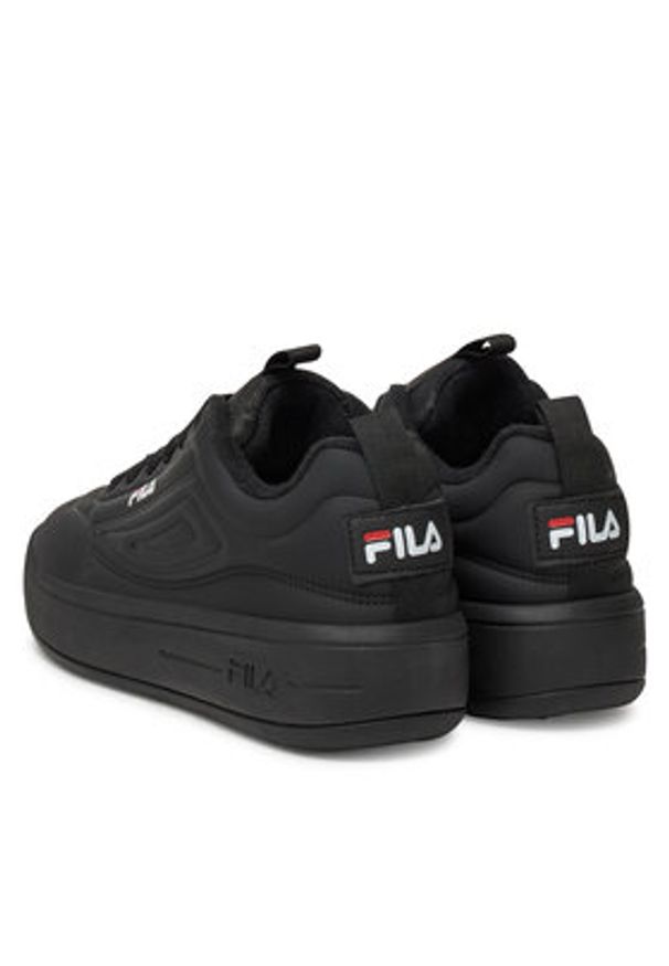 Fila Sneakersy Superbubble FFW0536 Czarny. Kolor: czarny. Materiał: skóra