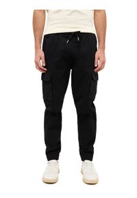 Męskie Spodnie Materiałowe Mustang Style Paris Jogger Cargo Black Beauty 1015896 4185. Materiał: materiał #1