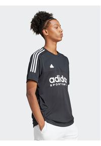 Adidas - adidas T-Shirt Tiro IP3779 Czarny Regular Fit. Kolor: czarny. Materiał: syntetyk #6
