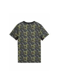 Puma - Młodzieżowa koszulka Essentials Poly PUMA Black. Kolor: czarny. Wzór: nadruk