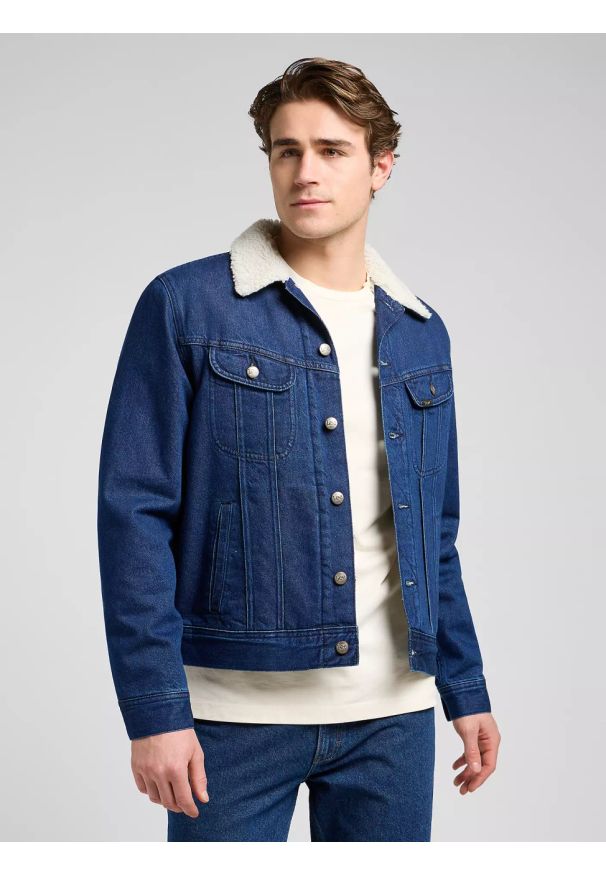 Lee - MESKA KURTKA LEE SHERPA JACKET SAVE IT 112370428
