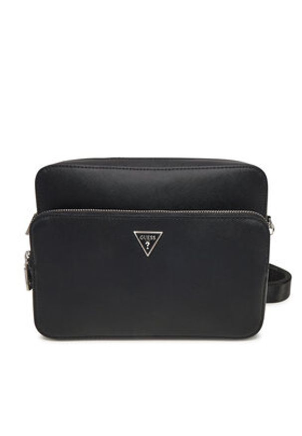 Guess Saszetka HMMISA P5222 Czarny. Kolor: czarny. Materiał: skóra
