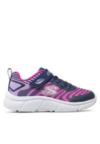 skechers - Skechers Sneakersy Fierce Flash 302478L/NVPK Fioletowy. Kolor: fioletowy. Materiał: materiał