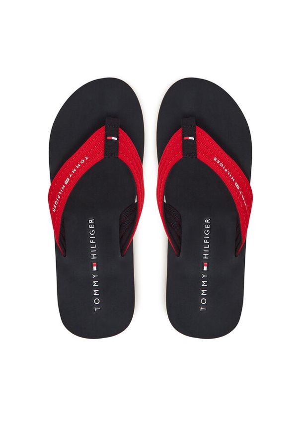 TOMMY HILFIGER - Japonki Tommy Hilfiger. Kolor: czerwony