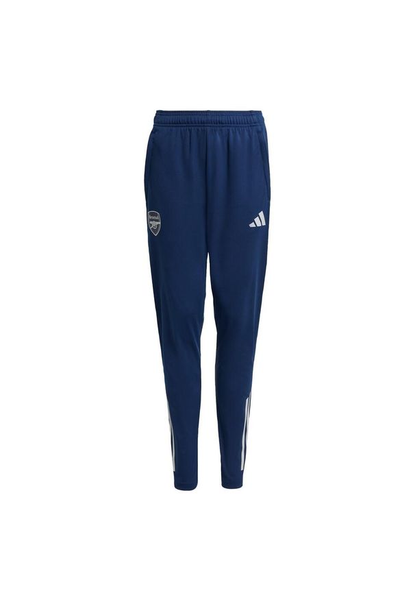 Adidas - Spodnie Arsenal Tiro 25 Competition Training Kids. Kolor: niebieski. Materiał: dresówka. Sport: fitness