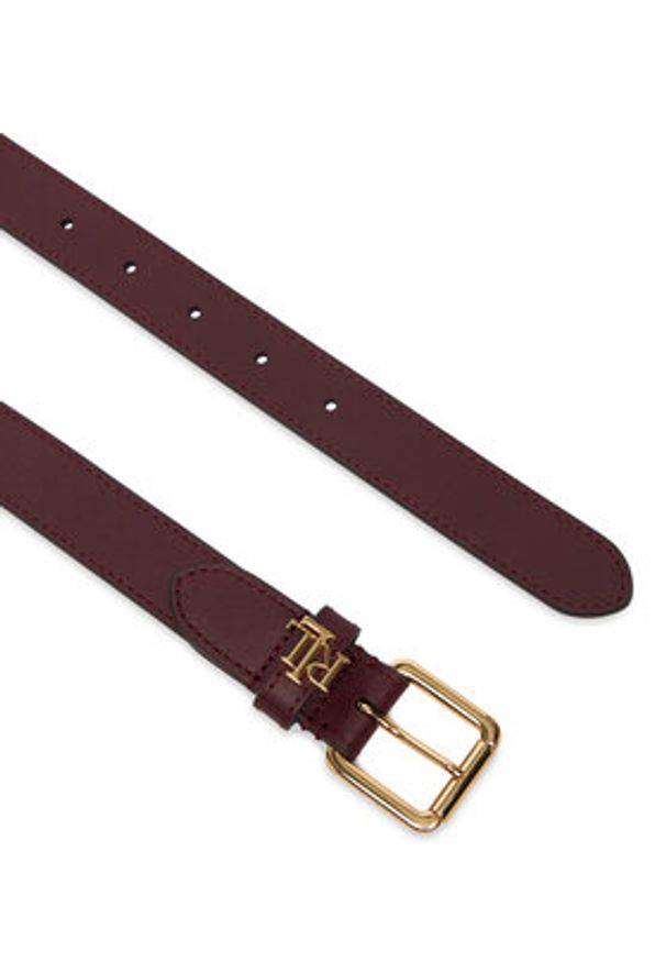 Lauren Ralph Lauren - LAUREN RALPH LAUREN Pasek 412968763008 Brązowy. Kolor: brązowy. Materiał: skóra